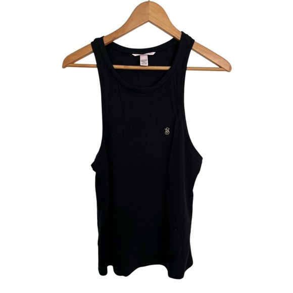 Victoria’s Secret Black Sleeveless tank Top size medium - Picture 1 of 4